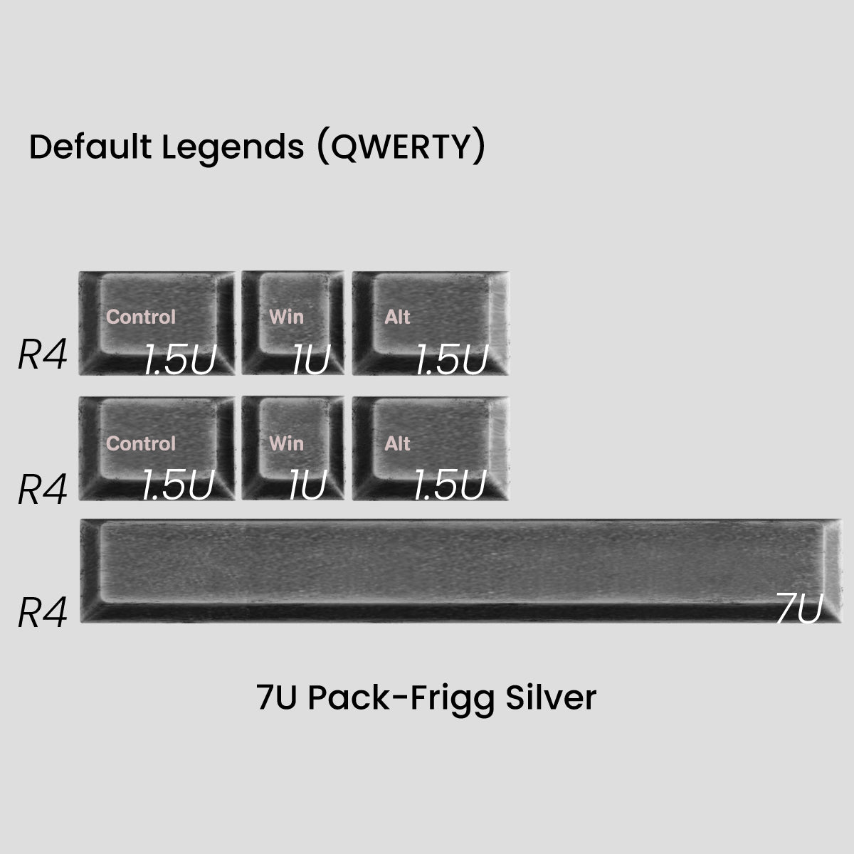 [GB] Awekeys Viking Antiques Full Metal Keycaps - Extension Kit