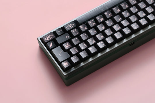 [In-stock] JTK NightSakura Cherry Profile ABS Tripeshot Keycap Set