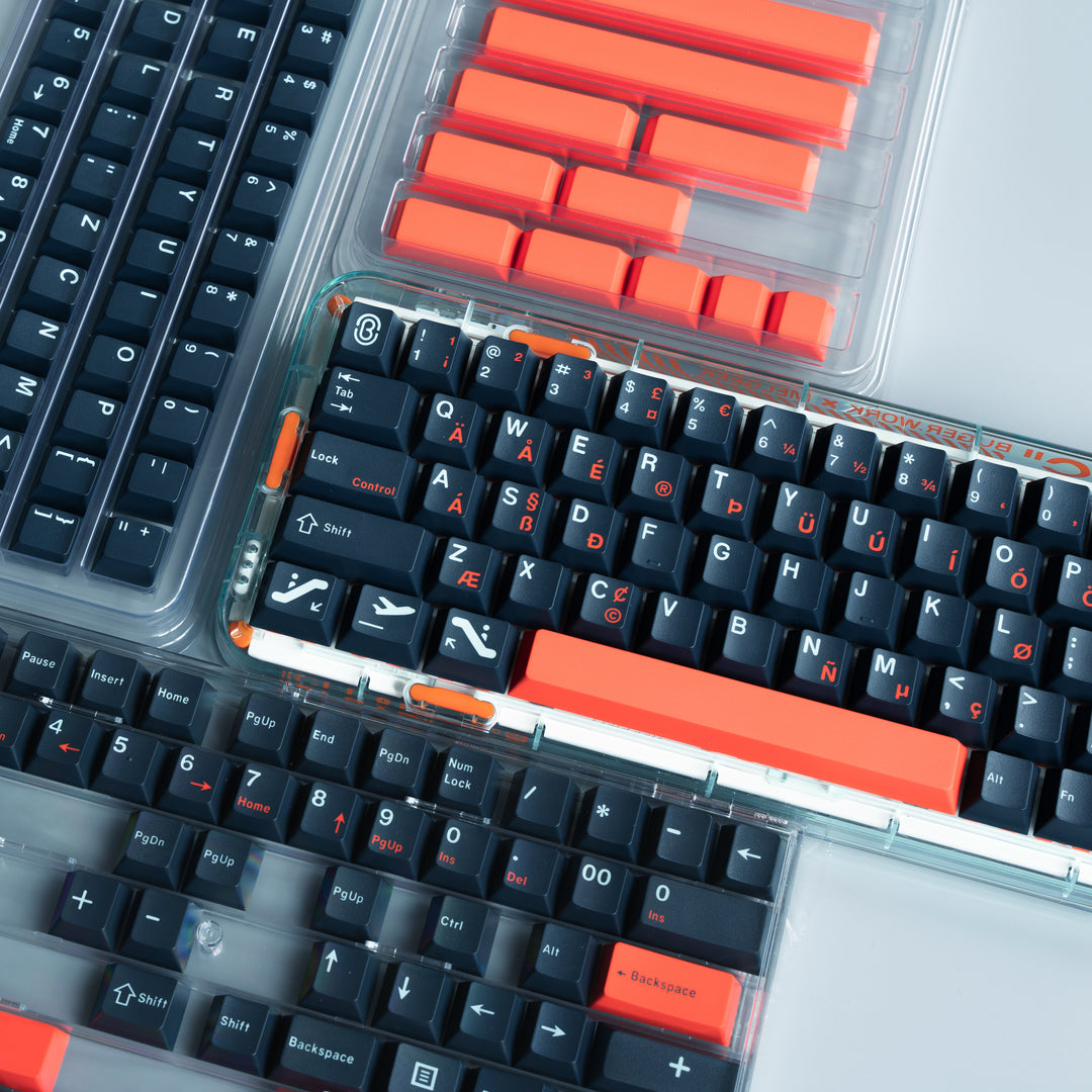 [In-stock] JTK FLIGHT Cherry Profile Doubleshot ABS Keycap Set