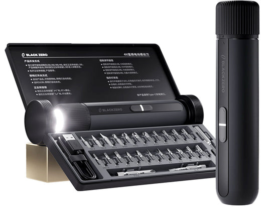 BLACKZERO™ Pro Cordless Screwdriver Kit | 8N.m High-Torque | 25-Piece S2 Steel Set