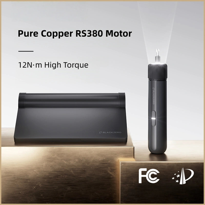 BLACKZERO™ Pro Cordless Screwdriver Kit | 8N.m High-Torque | 25-Piece S2 Steel Set