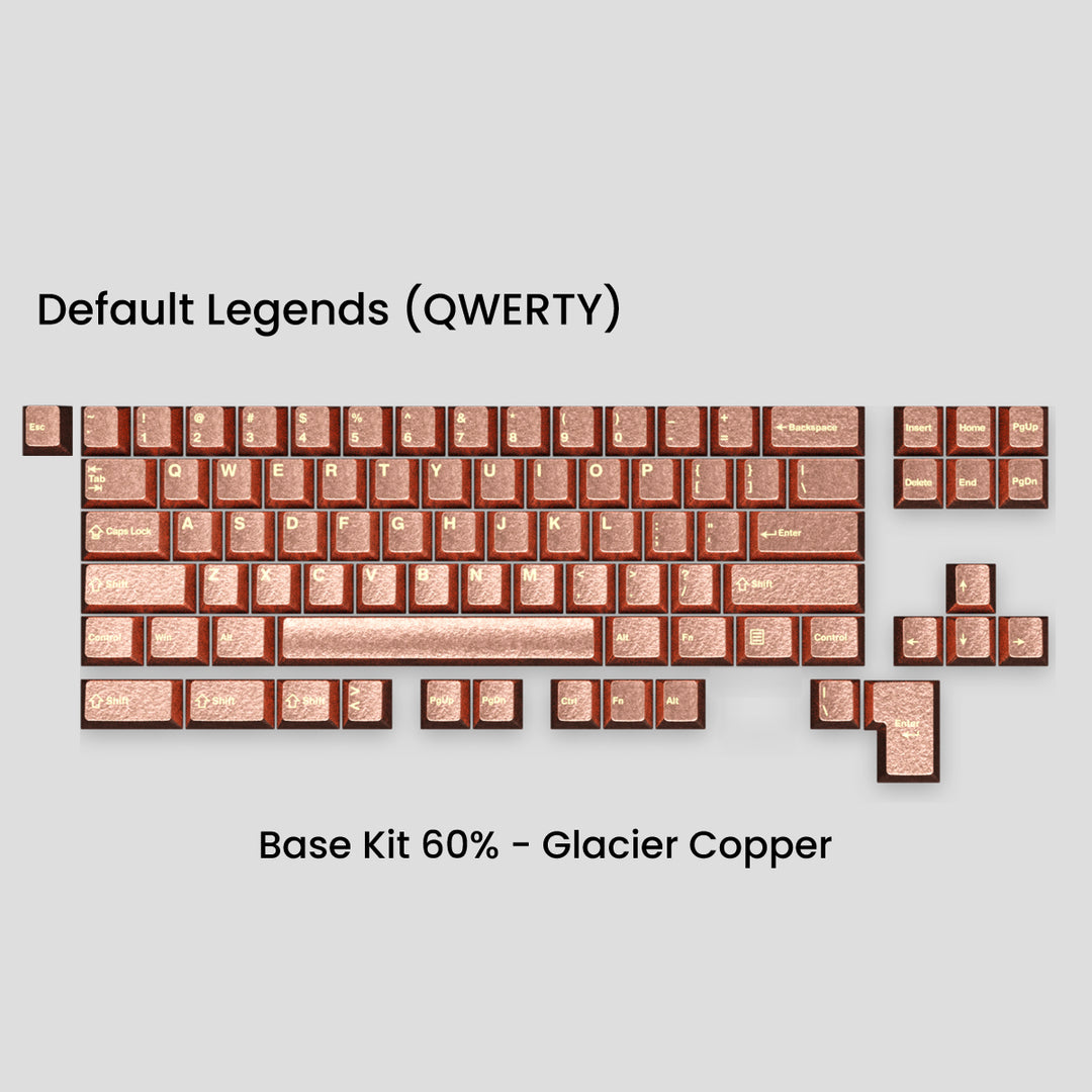 [GB] Awekeys Wild Ice Metal Keycaps Set