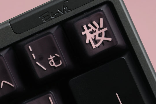 [In-stock] JTK NightSakura Cherry Profile ABS Tripeshot Keycap Set
