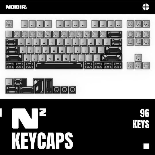 [GB]NOOIR N² Metal Keycaps | Aluminum Alloy CNC Machined | Anodized | Hollow Design