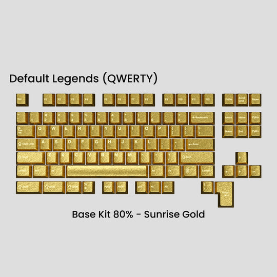 [GB] Awekeys Wild Ice Metal Keycaps Set