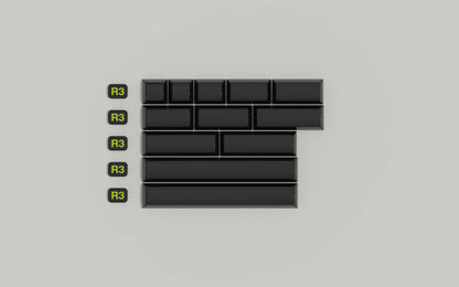 [In-stock] JTK TOXIC HSA Profile ABS Doubleshot Glossy Surface Keycap Set