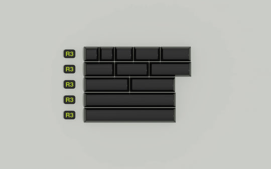 [In-stock] JTK TOXIC HSA Profile ABS Doubleshot Glossy Surface Keycap Set