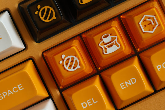 [In-stock] JTK HSA Bee Keeping ABS Doubleshot Glossy Surface Keycap Set