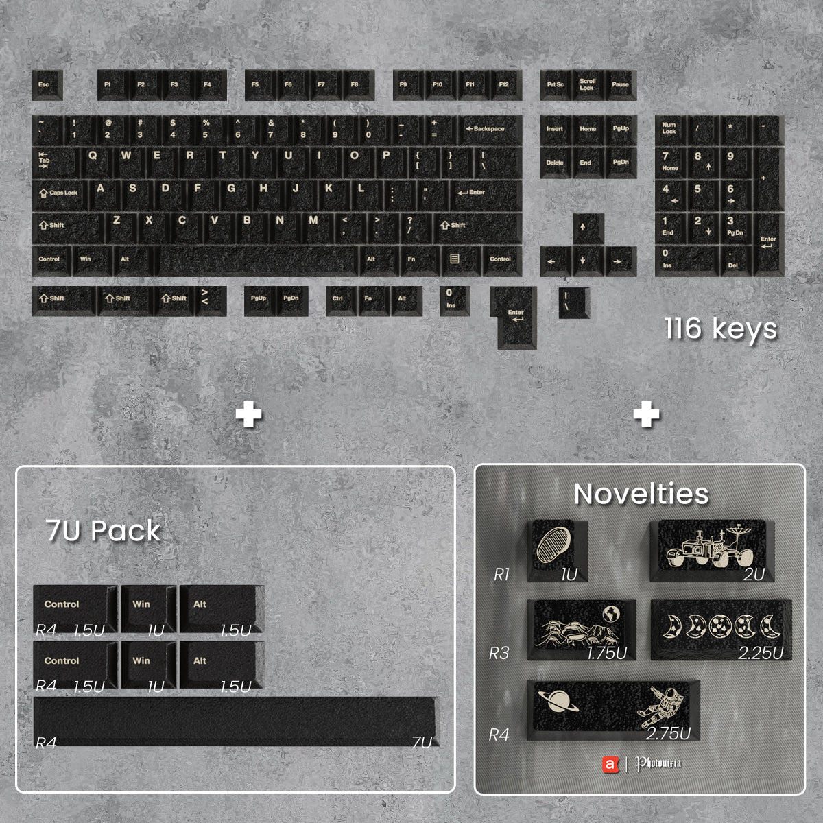 Group Buy] Awekeys Moon Landing Full Metal Keycaps – ClickClack