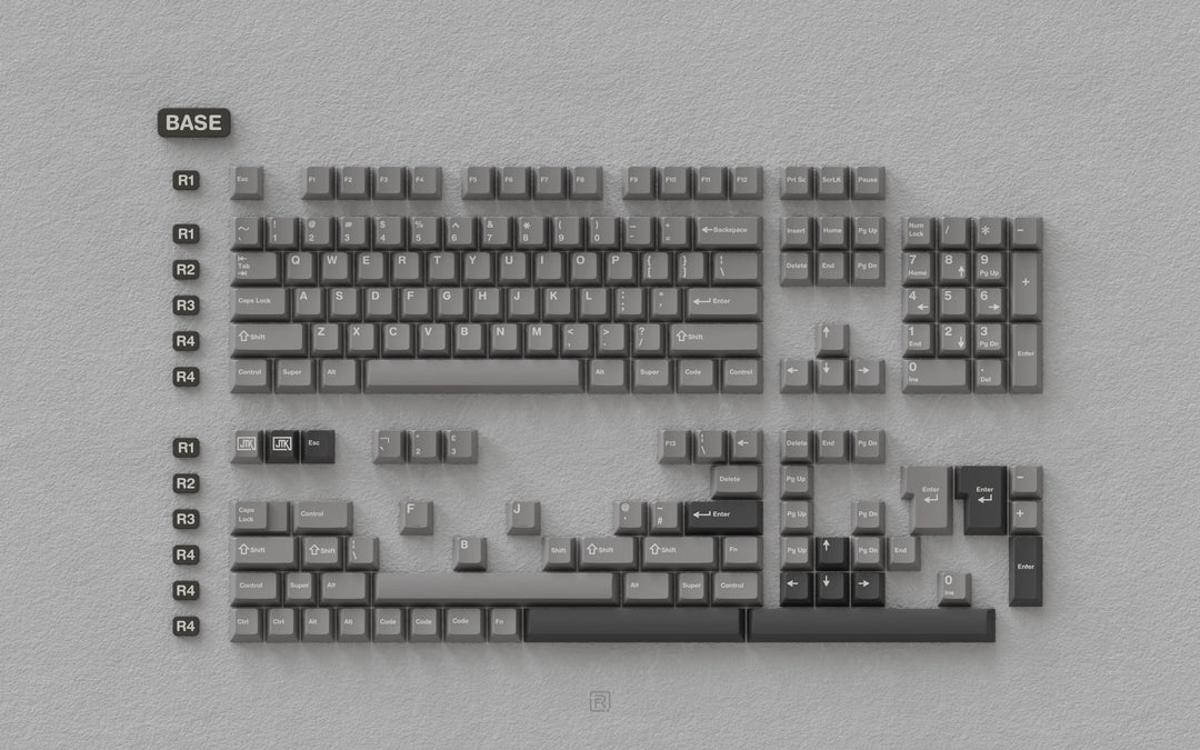 JTK 404 ERROR Doubleshot / Tripeshot Keycap Set
