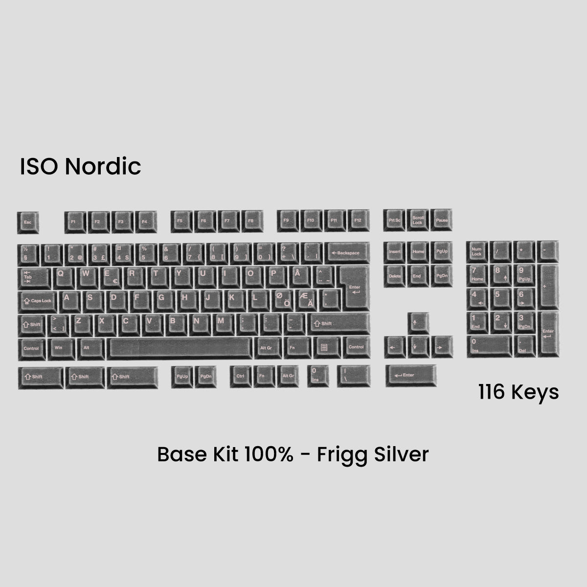 [GB] Awekeys Viking Antiques Full Metal Keycaps - Base Kit