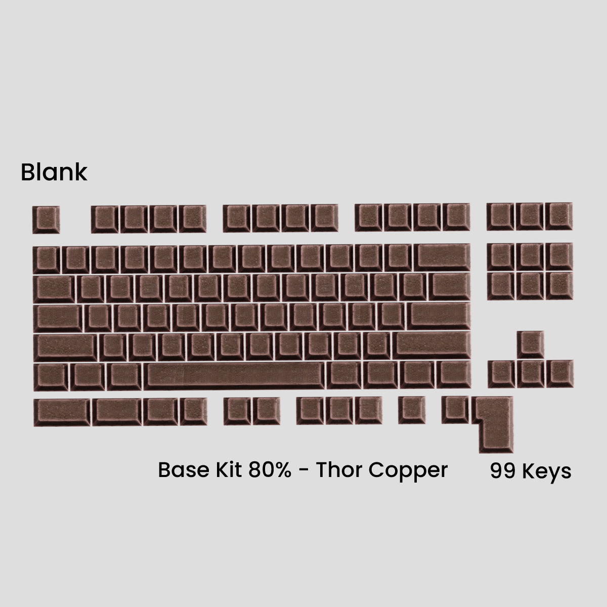 [GB] Awekeys Viking Antiques Full Metal Keycaps - Base Kit