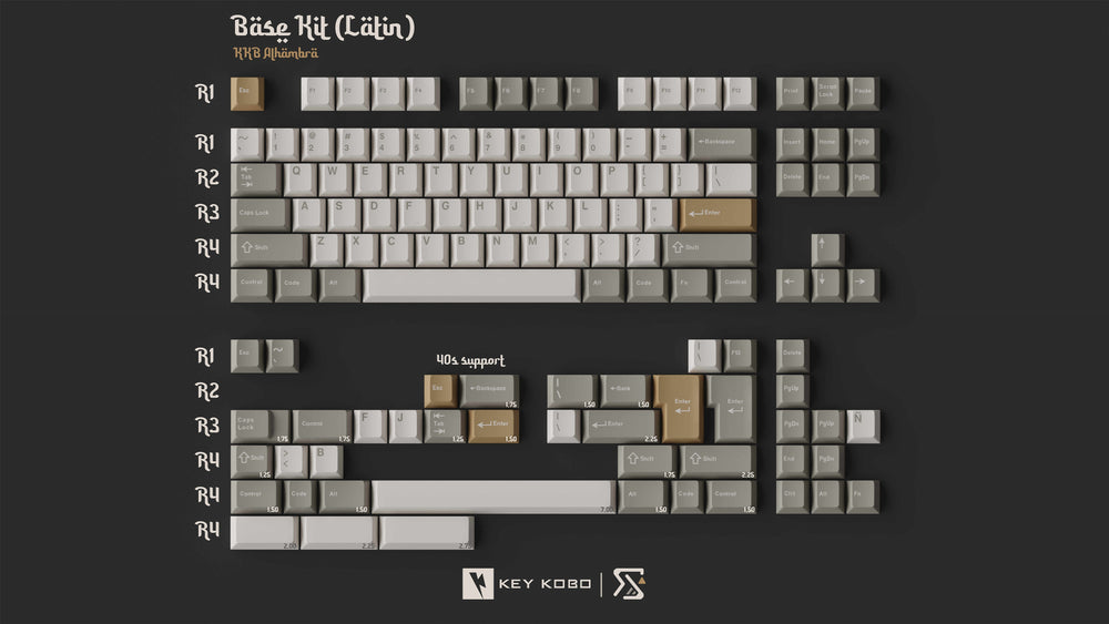 [In Stock] Key Kobo Alhambra Cherry Profile Keycaps