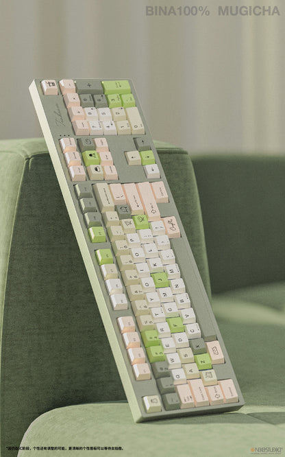 [Group Buy] Onekey Studio Bubble Tea Cherry Profile Keycaps