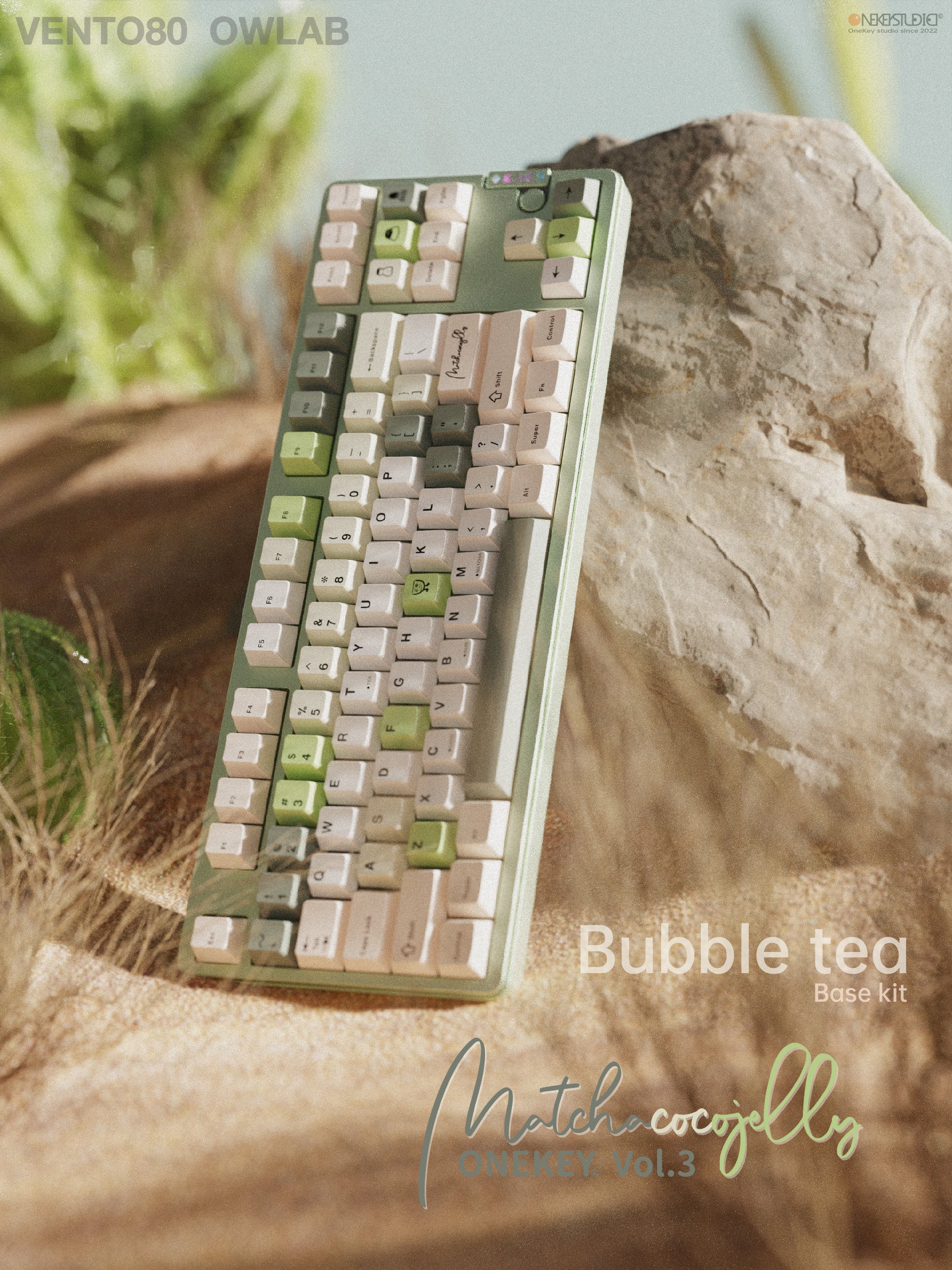 Group Buy] Onekey Studio Bubble Tea Cherry Profile Keycaps