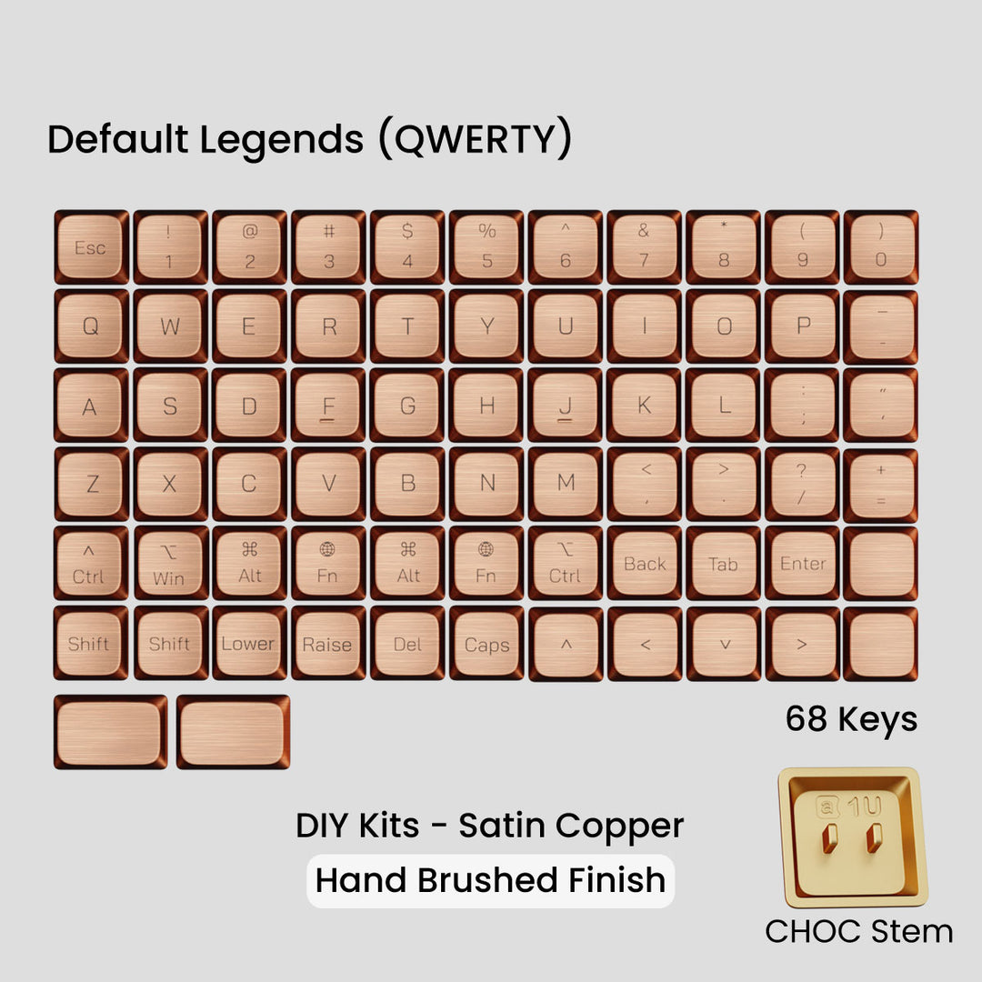 [GB] Awekeys Air Low-Profile Metal Keycaps