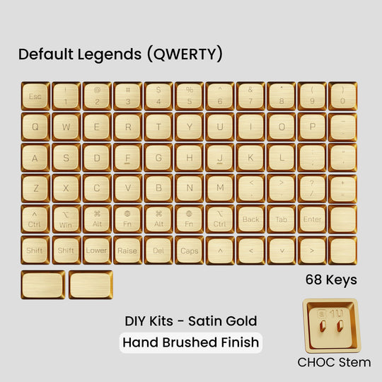 [GB] Awekeys Air Low-Profile Metal Keycaps