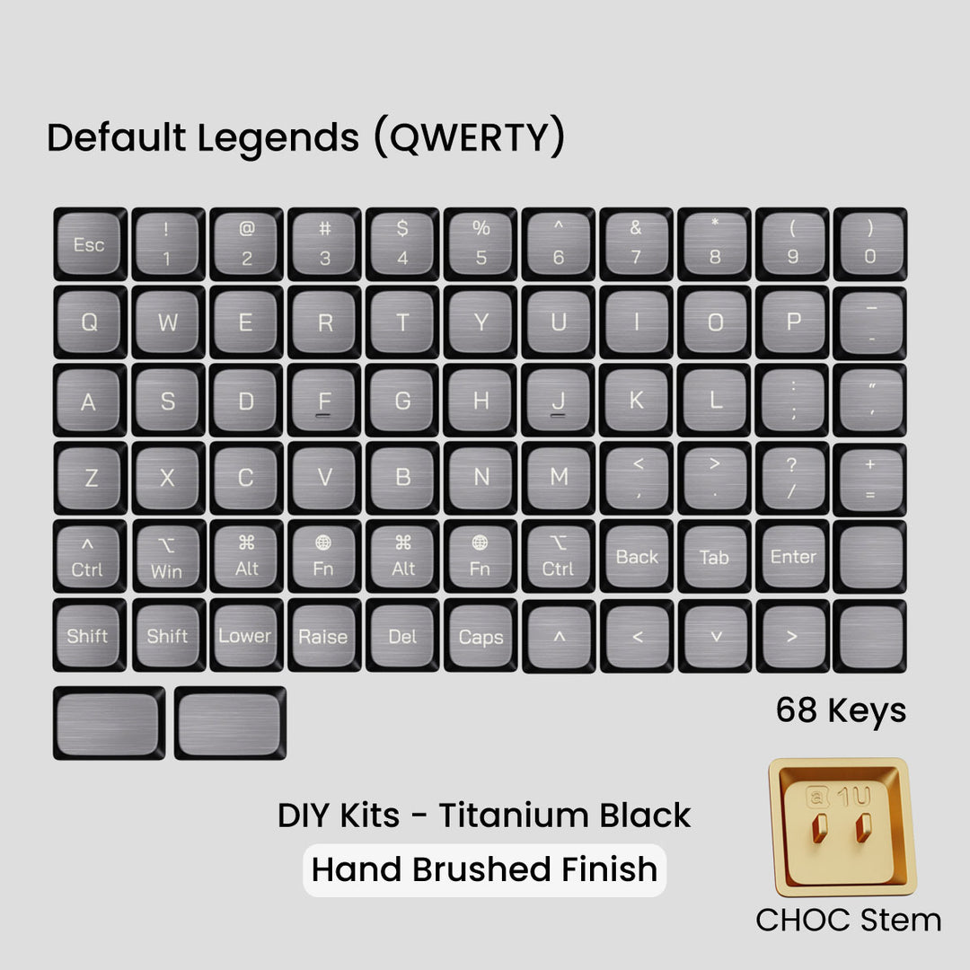 [GB] Awekeys Air Low-Profile Metal Keycaps