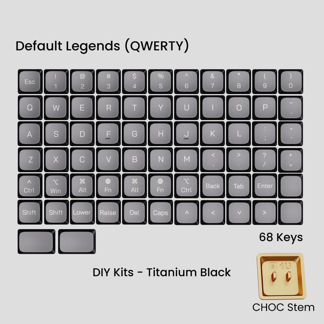 [GB] Awekeys Air Low-Profile Metal Keycaps