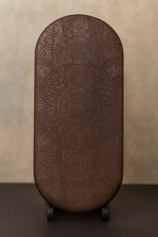 Embodied Coherence Board, Thermal Ash, Copper Nails