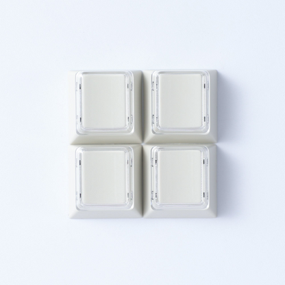 [In-stock] JTK Beige Cherry Profile PBT&ABS Tripeshot Keycap Set