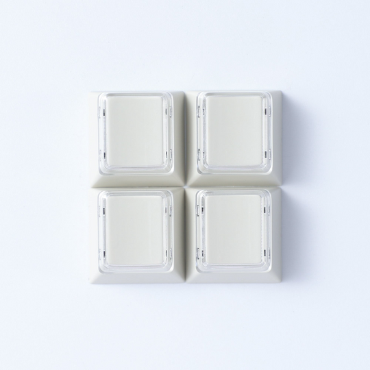 [In-stock] JTK Beige Cherry Profile PBT&ABS Tripeshot Keycap Set