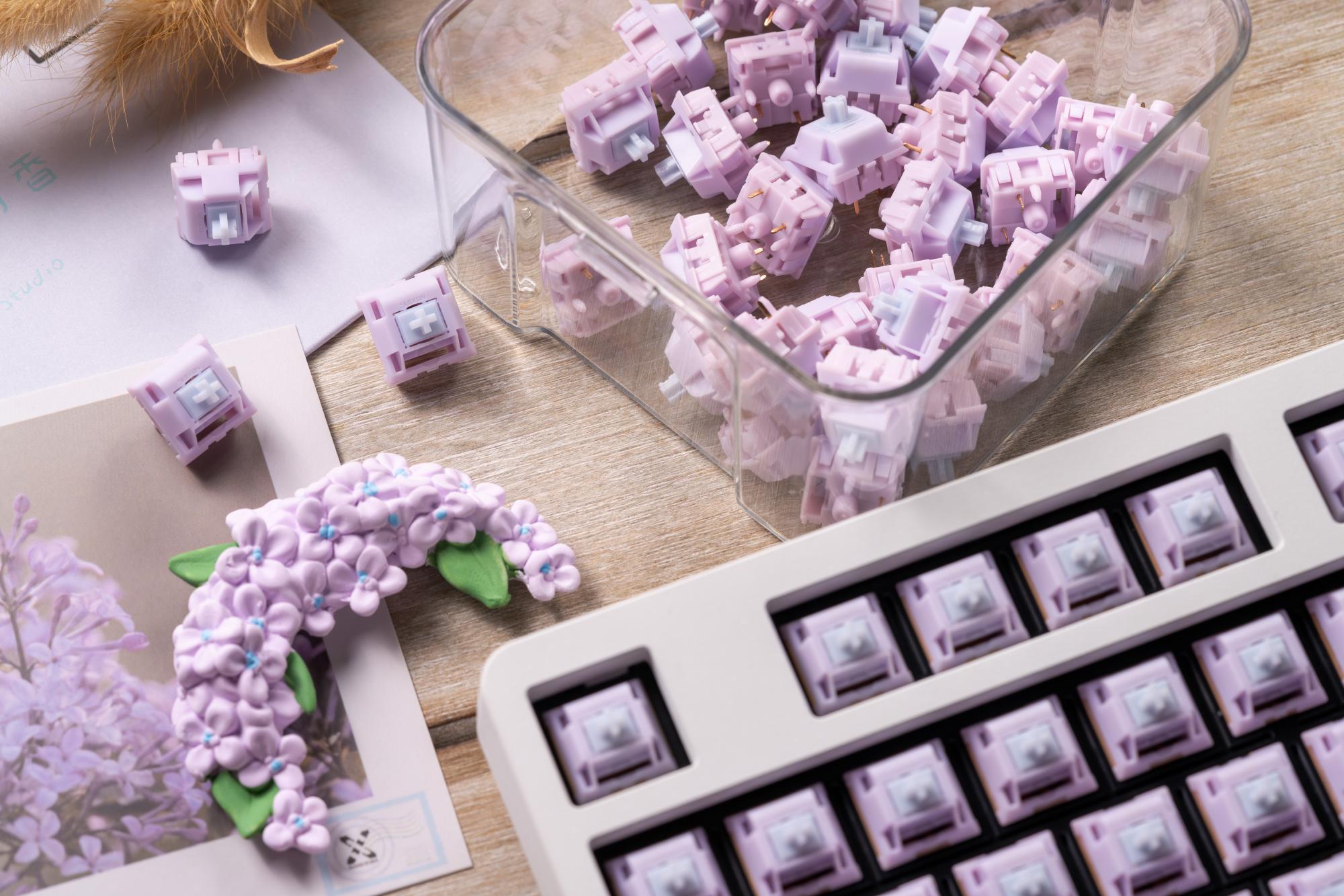In-stock] Suixiin Studio Lilac Linear Switch V2 – ClickClack