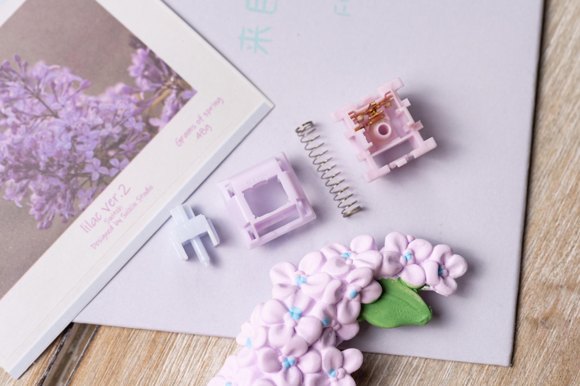 In-stock] Suixiin Studio Lilac Linear Switch V2 – ClickClack