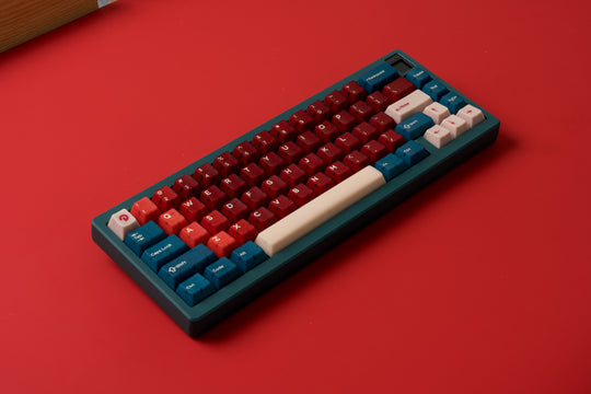 [In-stock] Hifi Fox x Domikey Red Bean ABS Doubleshot Cherry Profile Keycap Set