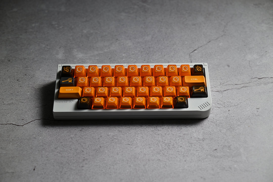 [In-stock] JTK HSA Bee Keeping ABS Doubleshot Glossy Surface Keycap Set