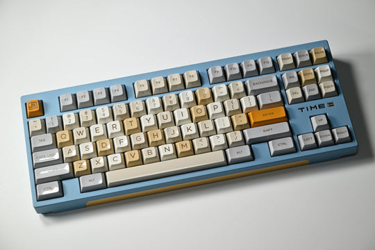 JTK HSA Gold Rush ABS Doubleshot Glossy Surface Keycap Set