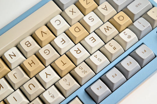 JTK HSA Gold Rush ABS Doubleshot Glossy Surface Keycap Set