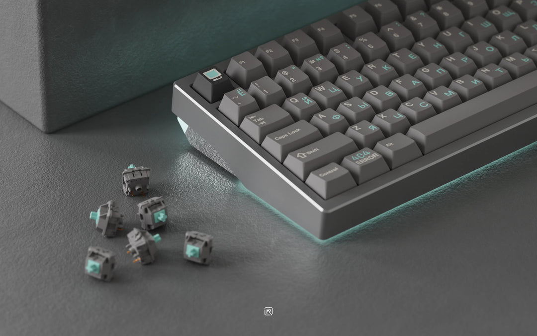 JTK 404 ERROR Doubleshot / Tripeshot Keycap Set