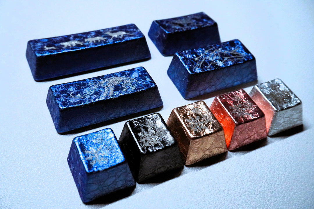 [GB] Awekeys Wild Ice Metal Keycaps Set