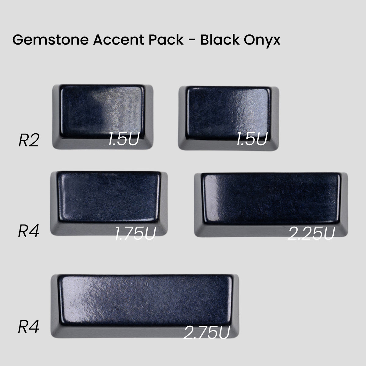 [GB] Awekeys Viking Antiques Full Metal Keycaps - Gemstone Accent Pack