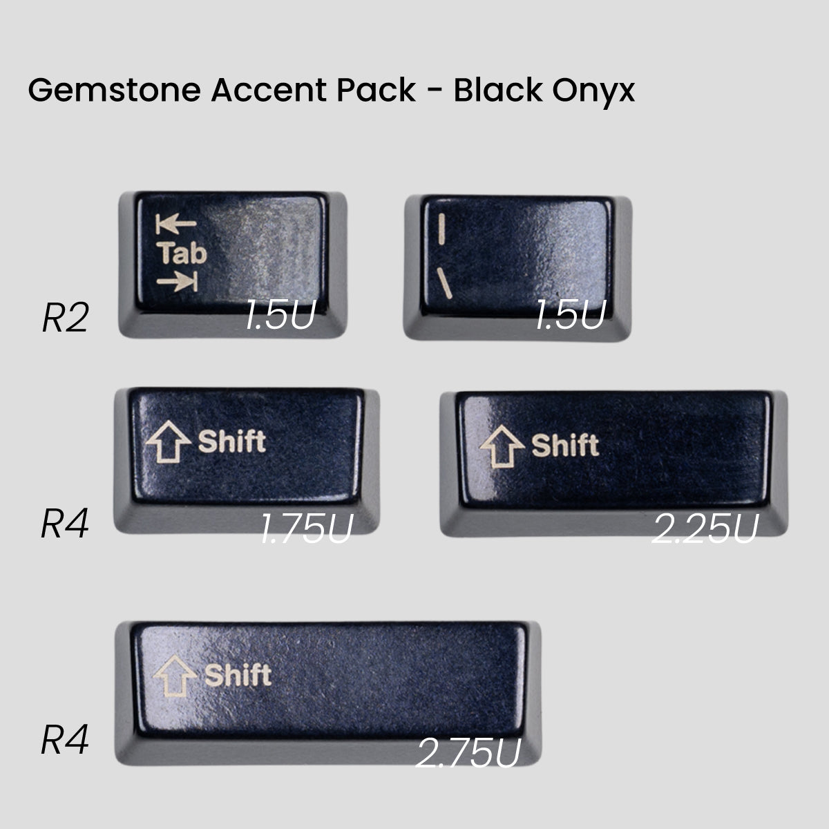 [GB] Awekeys Viking Antiques Full Metal Keycaps - Gemstone Accent Pack