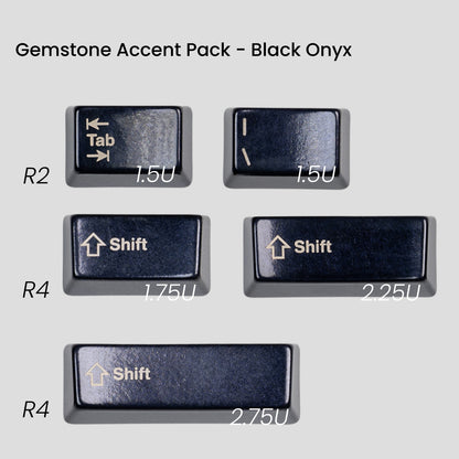 [GB] Awekeys Viking Antiques Full Metal Keycaps - Gemstone Accent Pack