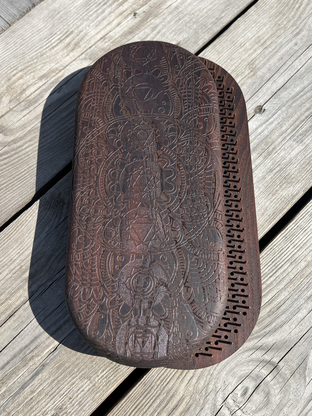 Embodied Coherence Board, Thermal Ash, Copper Nails