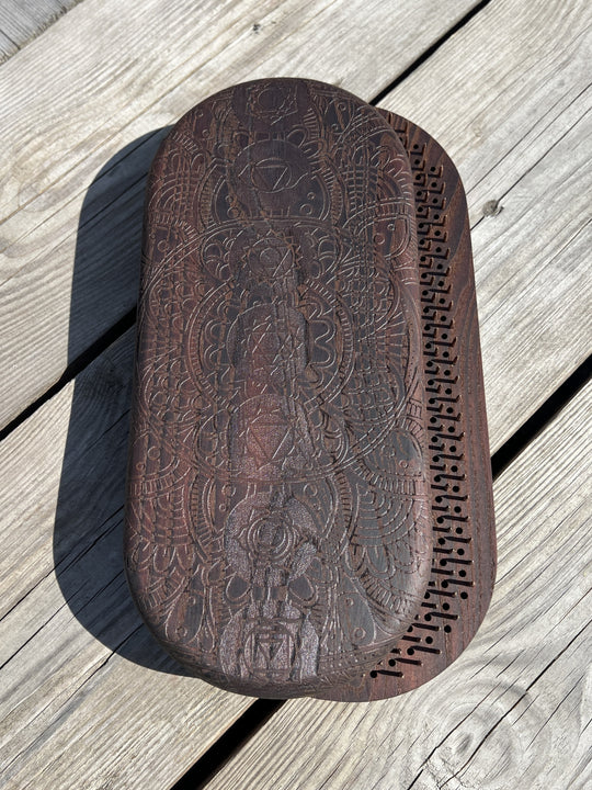 Embodied Coherence Board, Thermal Ash, Copper Nails