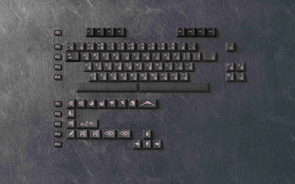 [In-stock] JTK NightSakura Cherry Profile ABS Tripeshot Keycap Set