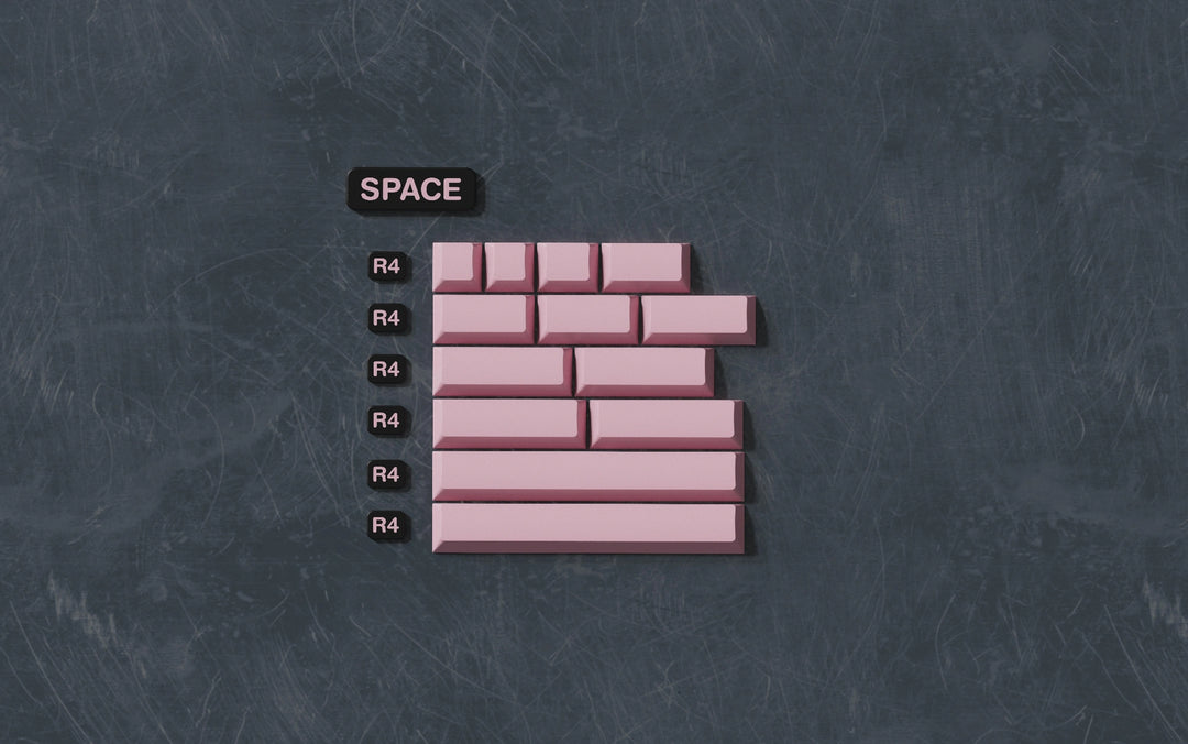 [In-stock] JTK NightSakura Cherry Profile ABS Tripeshot Keycap Set