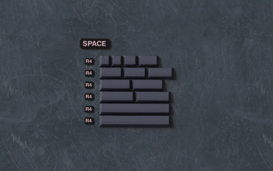 [In-stock] JTK NightSakura Cherry Profile ABS Tripeshot Keycap Set