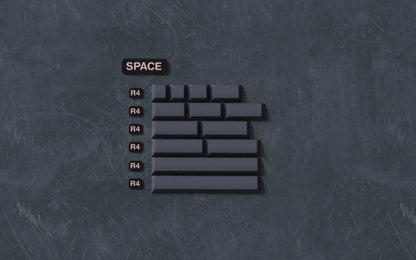 [In-stock] JTK NightSakura Cherry Profile ABS Tripeshot Keycap Set