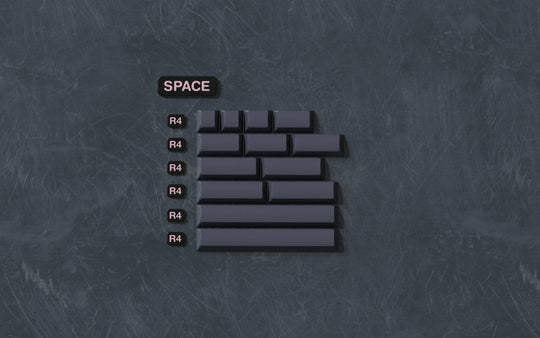 [In-stock] JTK NightSakura Cherry Profile ABS Tripeshot Keycap Set