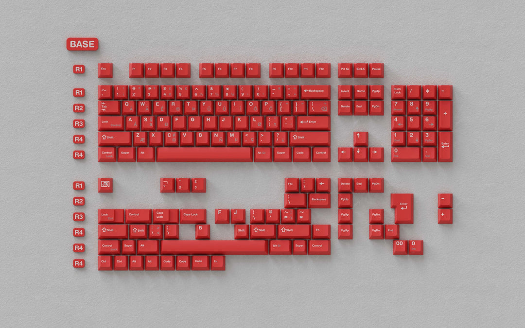 [In-stock] JTK R.W.G IRISH Cherry Profile ABS&PBT Doubleshot Keycap Set