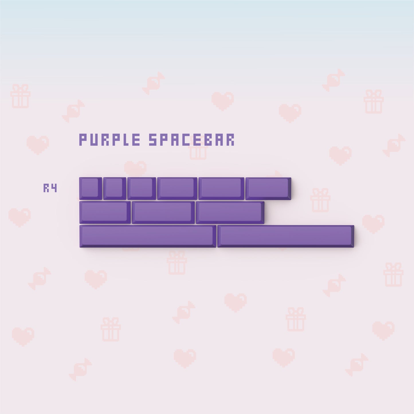 [In-stock] JTK NEEDY CANDY Cherry Profile Doubleshot ABS Keycap Set