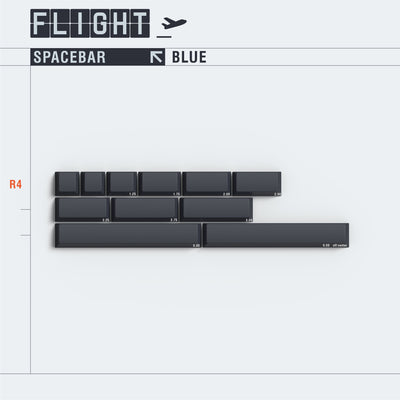 [In-stock] JTK FLIGHT Cherry Profile Doubleshot ABS Keycap Set