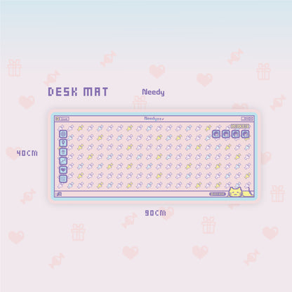 [In-stock] JTK NEEDY CANDY Cherry Profile Doubleshot ABS Keycap Set