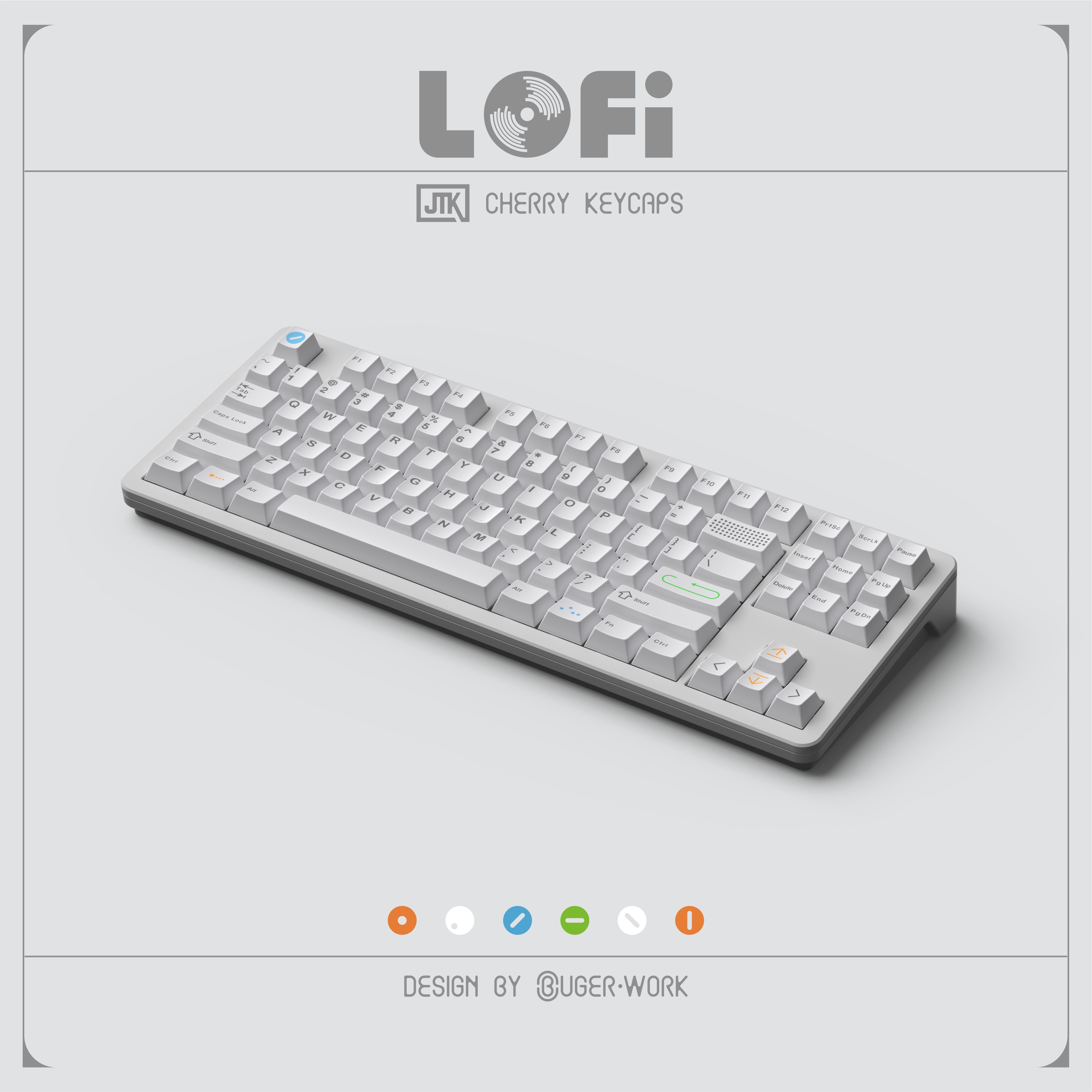 KBDfans TUT LOFI CHERRY PROFILE KEYCAPS SET - TALPKEYBOARD BLOG
