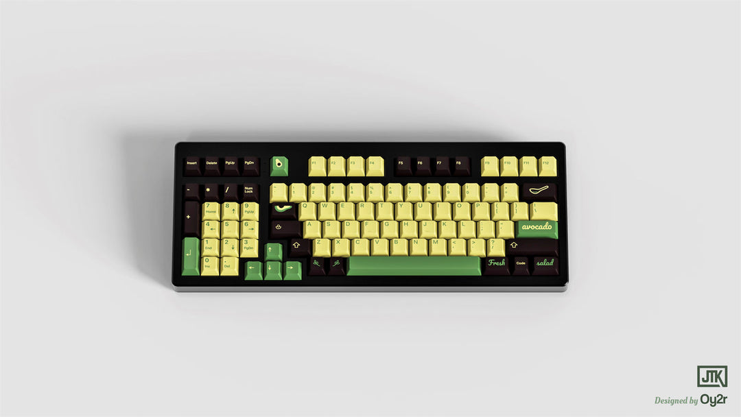 [In-stock] JTK AVOCADO Cherry Profile Tripleshot ABS Keycap Set